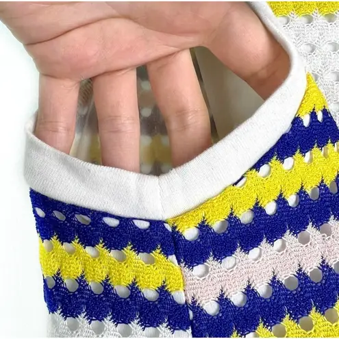 1. State  Far Out Multicolor Crochet Sleeveless Top Small - Image 5