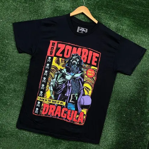 Rob Zombie I Slam In The Back Of My Dragula Heavy Metal Band Tee L