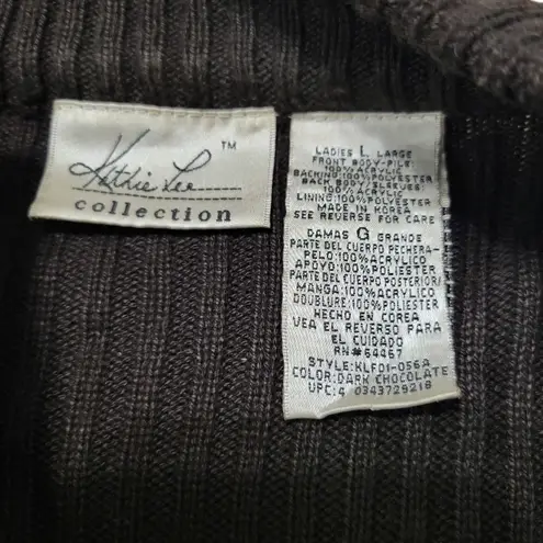 Kathie Lee Collection Vintage Kathie Lee Jacket Size Large Fuax Fur Cardigan VTG Women's Jacket