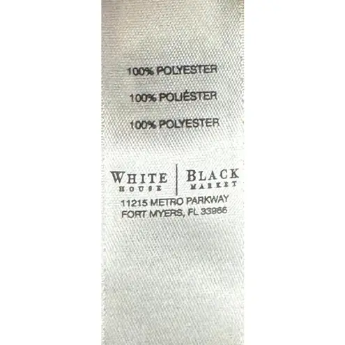 WHBM Women's Top Satin Floral V