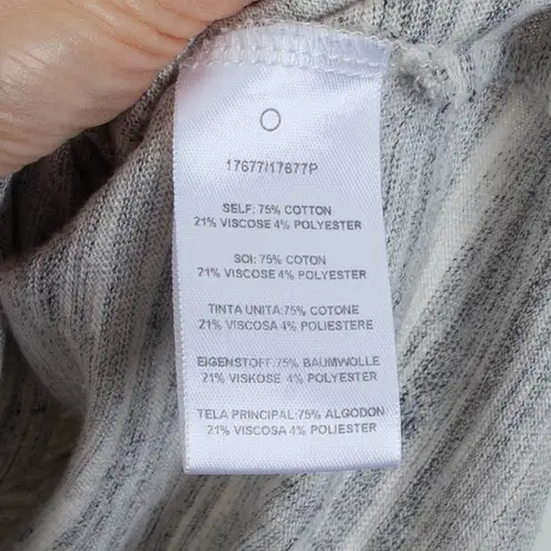 Anthropologie Dolan Sleeveless Cowl Neck Top Size S Gray Marled Knit Minimalist