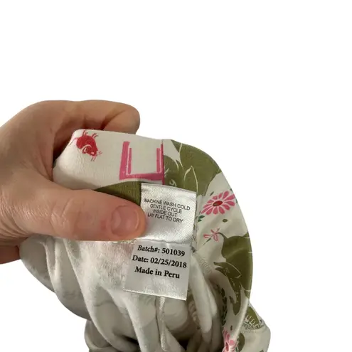 The Beaufort Bonnet Company Elephant Pajama Pants 100% Pima Cotton Womens Medium White