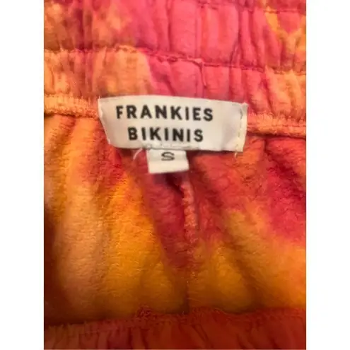 frankie's bikinis  Aiden Tie Dye Jogger Sweatpants Tids Size S (1073)