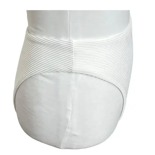 Seafolly Essentials Ribbed Bikini Bottoms Women’s Size 4 High Cut White Swim - Image 4