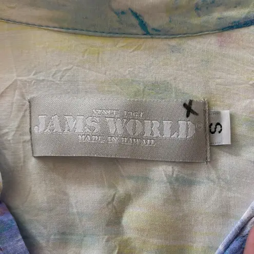 Jams World Jam’s World Artsy Colorful Côte d'Azur France Beach Print Button Down Shirt S