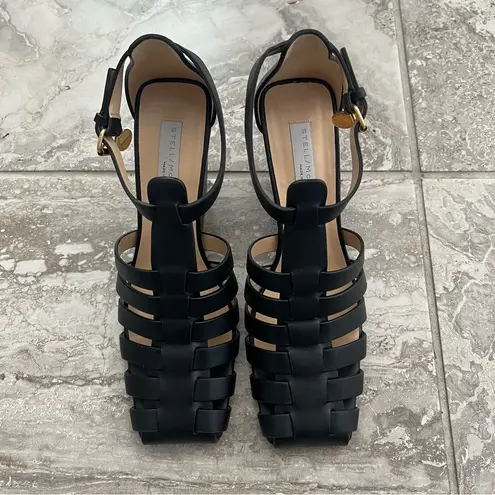 Stella McCartney Cowboy Fisherman High Heel Wedge Sandals 39 New+DustBag $1045