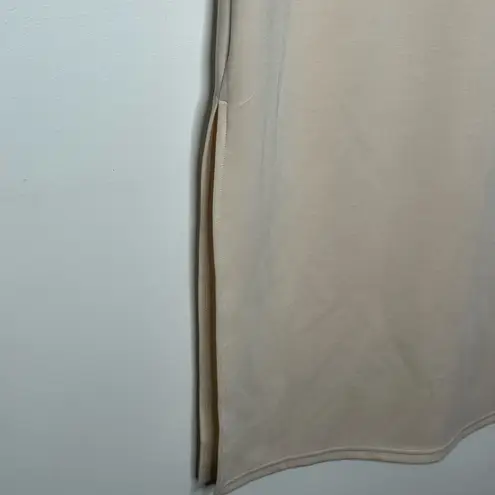 Magaschoni Sand Shell Short Sleeve Midi T-Shirt Dress | Size XS | NWT