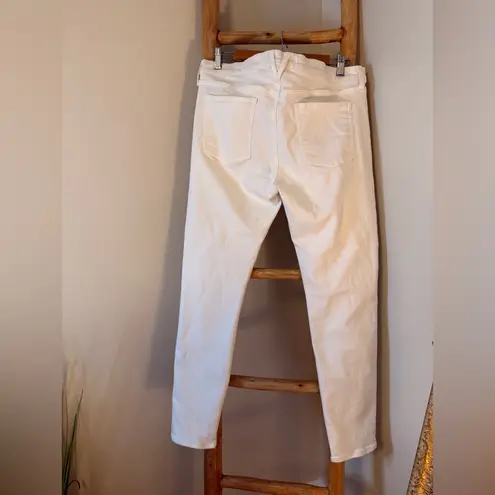 Veronica Beard Brooke Skinny White Jeans Size 32/14 PERFECT!!