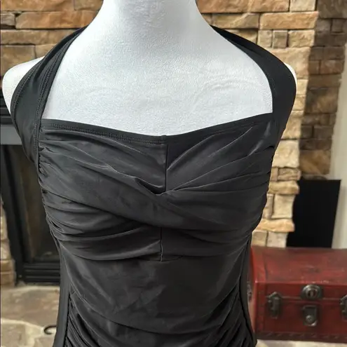 Black Slimming Ruched One