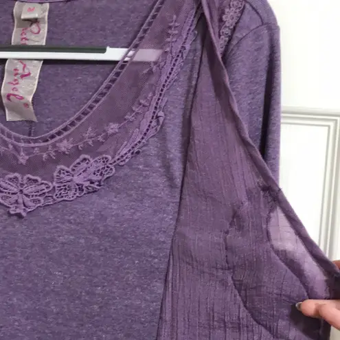 Oh You Pretty Angel! Adorable purple sweater/tunic style top by Pretty Angel Size M