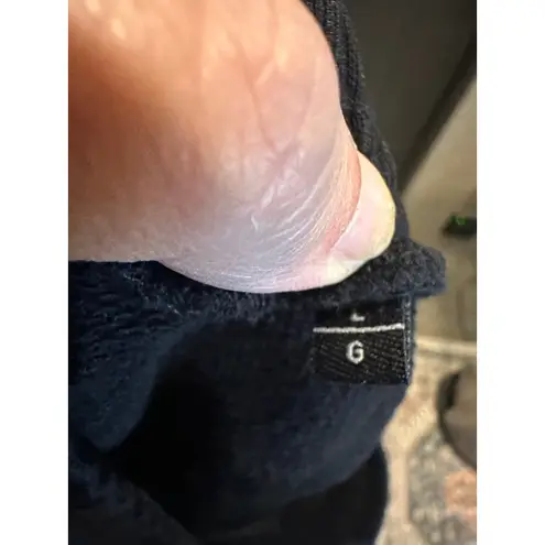 The Kooples Black Koggers With Side Trim Tapered Legs In Black Size Large