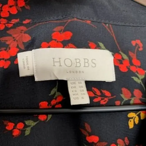 Hobbs London Katarina Floral Tunic Mini Dress US Size 6 Womens