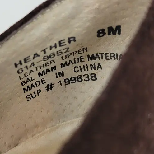 925 So Soft Heather Womens Sandals Size 8 Brown Suede Slip On Strappy 614