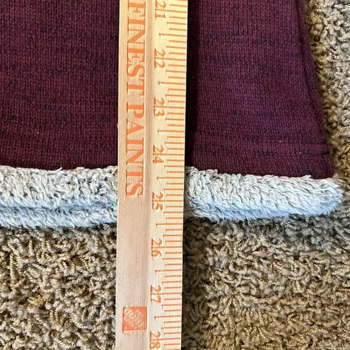 Kuhl Jacket Women's Small Maroon Alfpaca Sherpa Trim Blue Wasatch Logo 4210