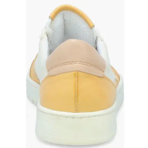 Miz Mooz Veronica Leather Sneaker Lightweight Yellow/White Size 8.5 Euro 39, NWT