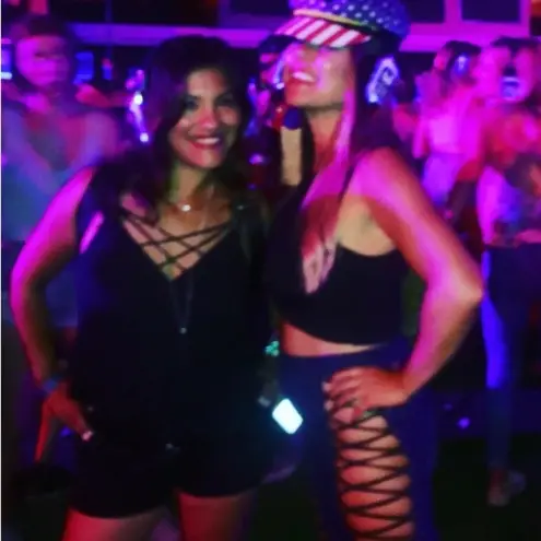 Hot & Delicious Dark Blue Lace-Up jeggings jeans Rave
Festival club wear - Image 3