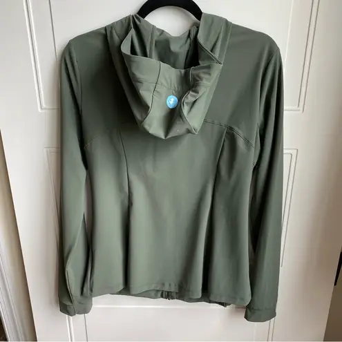Save the Duck Nylon Rain Jacket Dark Sage Green Size undefined