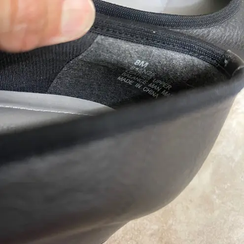 Naturalizer Black Leather Block Heel Pumps Women Size 8M EUC casual work wear