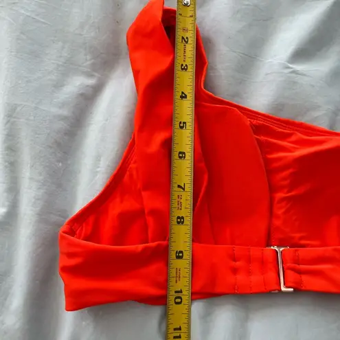 Anthropologie NWT:  Nikki red one shoulder bikini