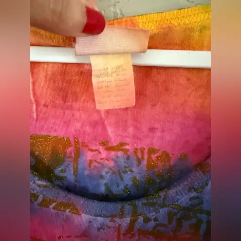 Vintage Pyramid Creations Swimsuit Coverup “Oasis Poolside At Luxor Las Vegas”10 Pink