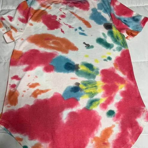 MTV Women's Multi Color Tie Dye Effect T