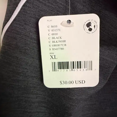 Free People Movement NWT - Run Fast Racerback Activewear Sporty Black Tank Top