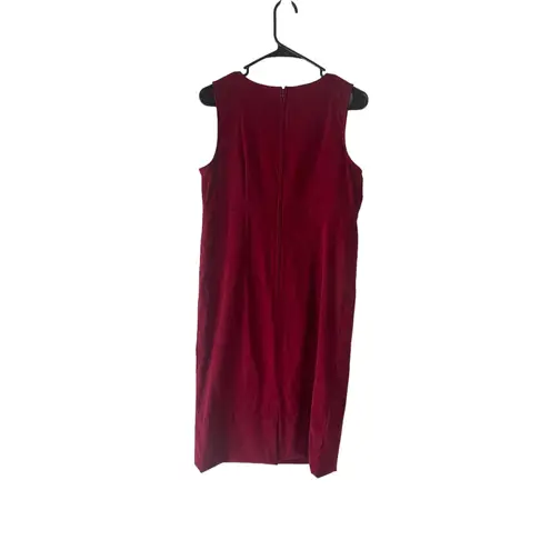 Sag Harbor Vintage 90s Women's Size 12 P Red Grunge Witchy Midi Dress