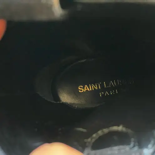 Saint Laurent NWOB / YSL Paris Western Suede Ankle Boots Sz 38