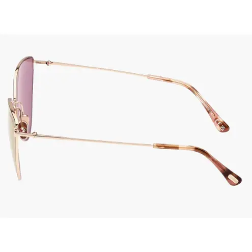 Tom Ford Anais 62mm Cat Eye Sunglasses Pale Gold Copper