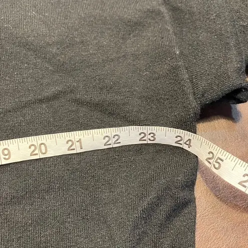 Evereve Women's Black Knit Hoodie Sweater Dress Size L Loungewear Casual