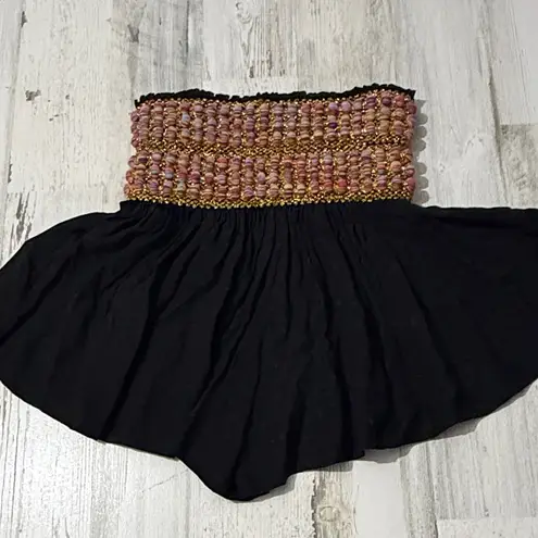 Koch Erica Skirt Shorts With Beaded Fabric Balls Size Small