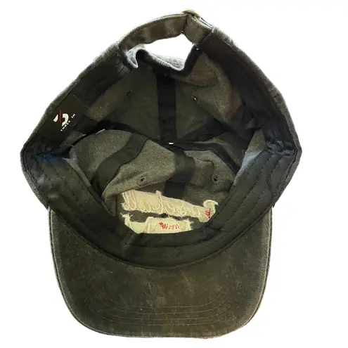 Three In Baseball Mom Black Cotton Washed Denim Hat