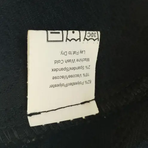 Cheryl Nash Textured Hi Low Blazer Jacket Size M