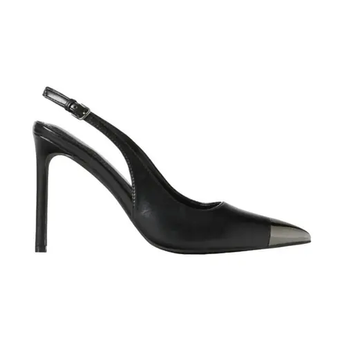 Shoedazzle Alexiah Slingback Pump in Black, Size 10​​​ Black