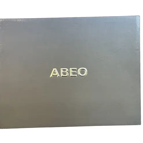 $150 NIB ABEO 8.5 Devyn Sandal Wedge Metatarsal Orthotic Neutral Solstice Buckle Gold