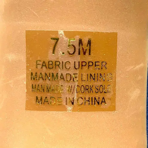 Alex Marie T-Strap Beaded Peep-Toe Dressy Heels Black Tie Fabric 7.5 Navy Blue