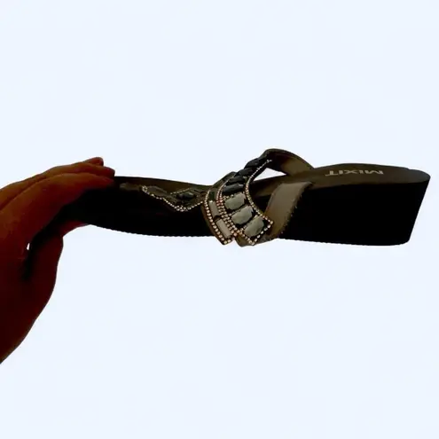 Mixit  Brown Beaded Sandals 6 thumbnail 3