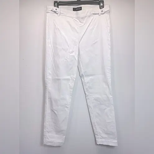 Hollywould White Stretch Pull On Leggings Bodycon Mobwife Size Large