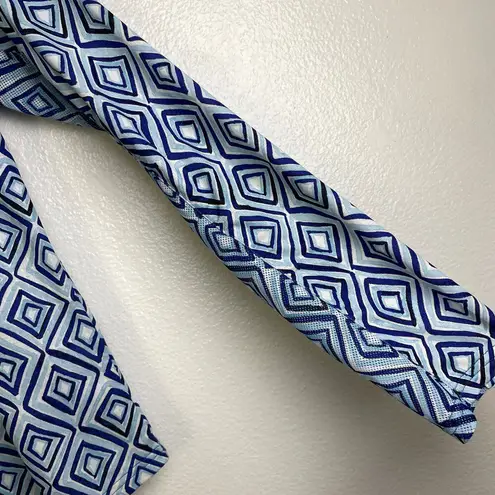 San Soleil Womens Long Sleeve Shirt Size Small Blue Top 1/4 Zip Diamond UV UPF