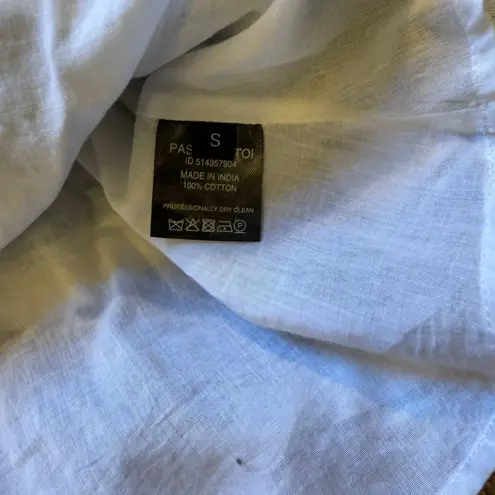 Dodo Bar Or Black White Frayed Criss Cross Strap A-line Mini Dress