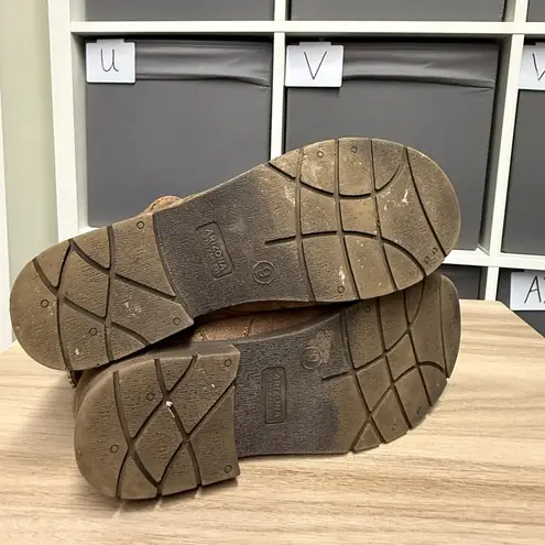 Arizona Jeans Co Women's Rust Brown Ankle Hiking Style Boots