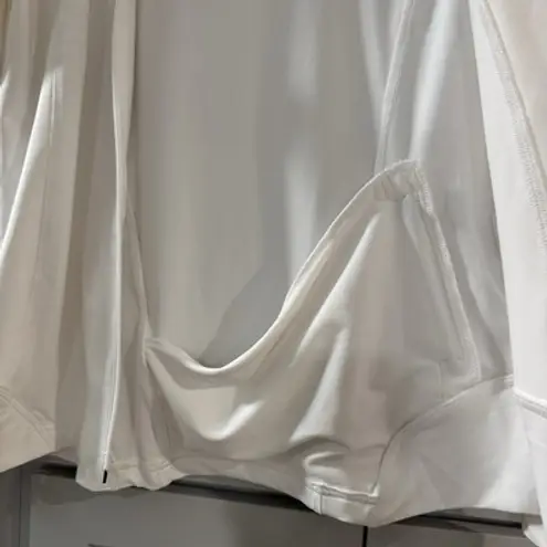 Peter Millar Tamara Golf Jacket Womens XL White Stretch E4 Wicking 50 UPF Zip