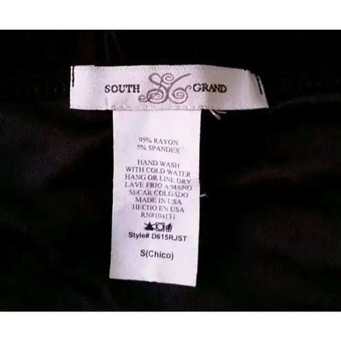 Black & White Striped Stretch Jersey Maxi Dress by South Grand from ModCloth