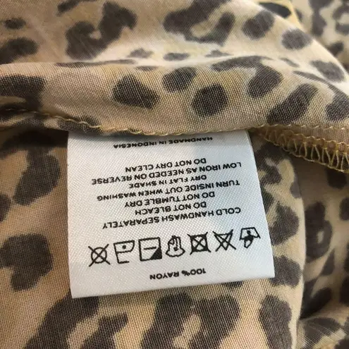 Faithfull the Brand Leopard Baja Wrap Mini Dress 2