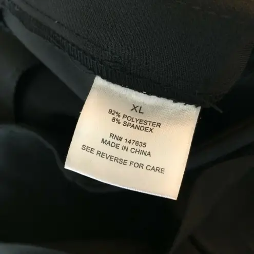 Romeo & Juliet Womens Straight Leg Pants Black XL