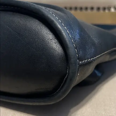 Tignanello Classic Black Leather Shoulder Bag