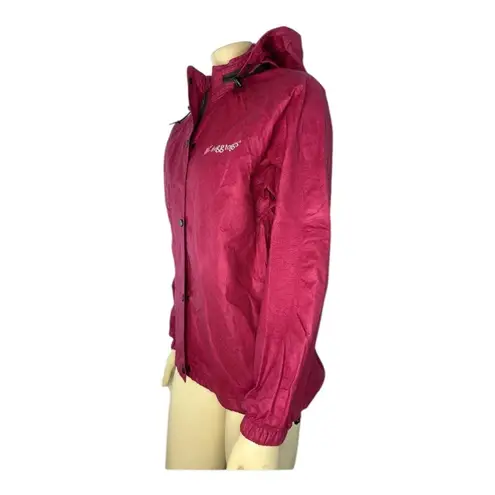 FROGG TOGGS woman classic proaction waterproof rain jacket in cherry size small Red