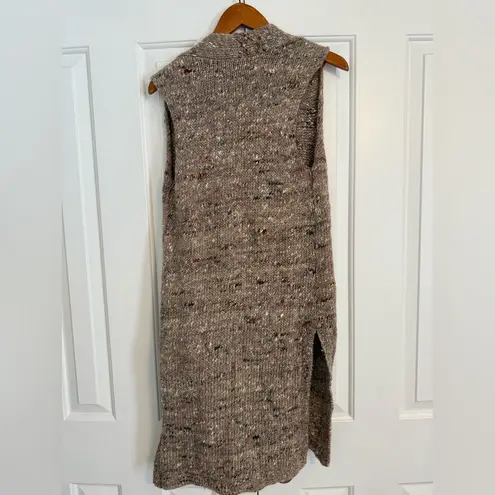 Aritzia Wilfred Dunkirk Wool Alpaca Blend Sweater Tan Brown Vest Size Small