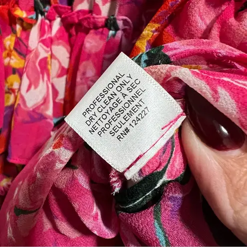 MISA Los Angeles Lilian Dress In Rose Garden Pink Floral Print