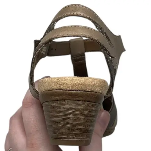 Rockport Cobb Hill “Aubrey” Sandal Women’s 10M Brown Leather T